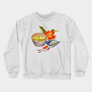 Minhwa: Korean Tea Time E Type Crewneck Sweatshirt